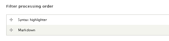 Filter Process Order